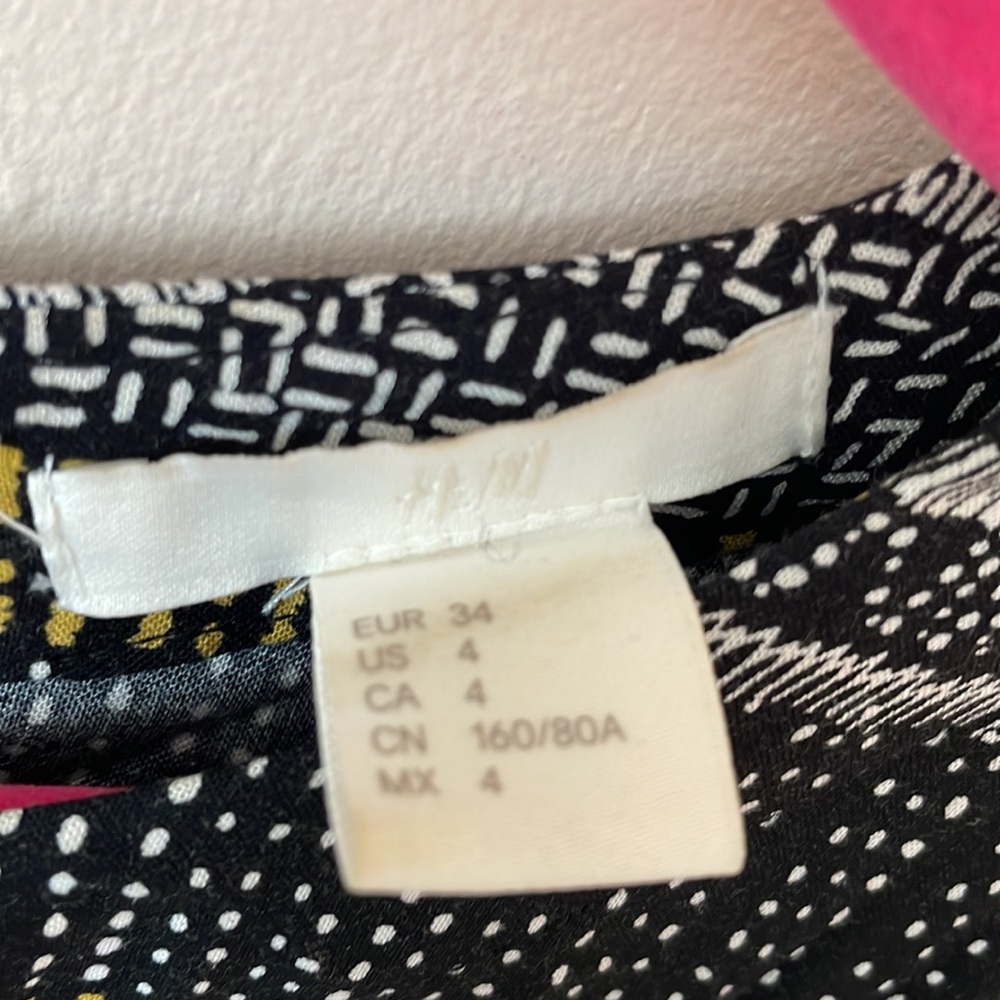 H&M, 100% viscose, size 4 dress - Picture 2 of 5